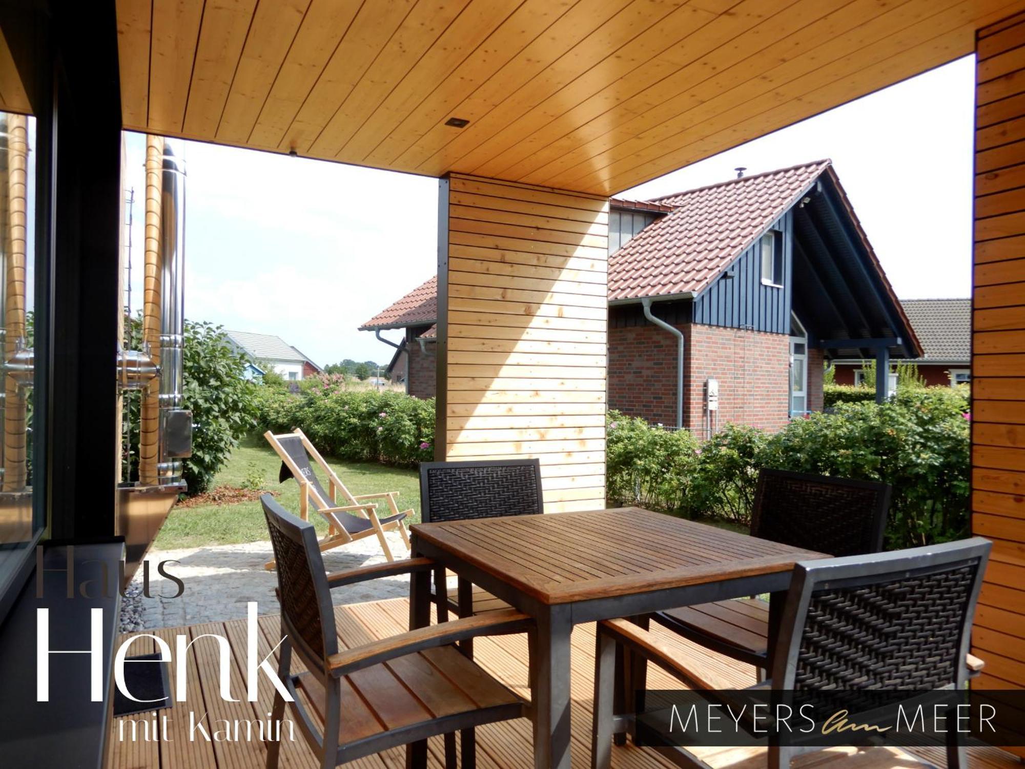 Schickes Holzchalet "Henk" - Mit Kamin - Ostsee Strand 500M - 4 Personen - By "Meyers Am Meer" Zierow Esterno foto
